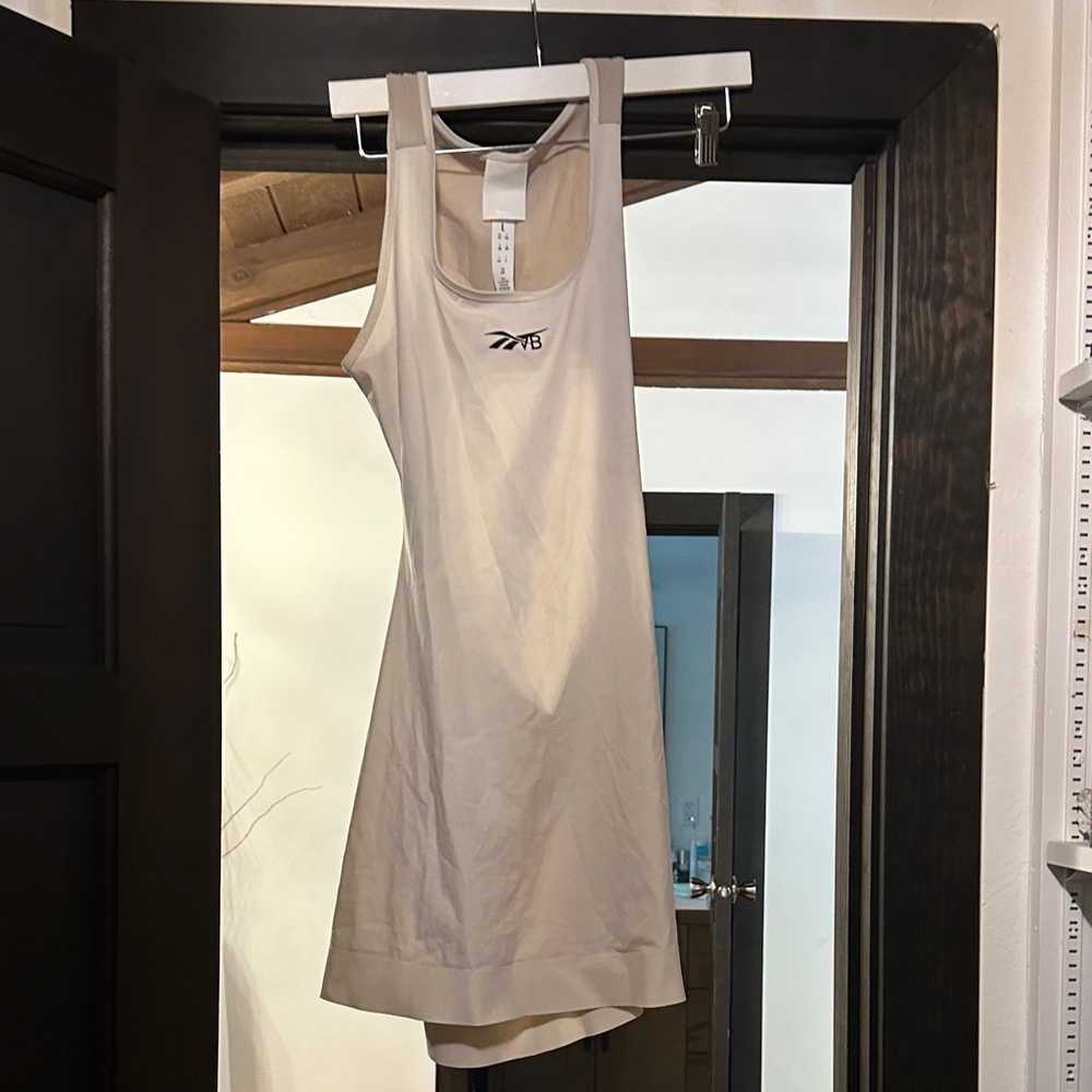 Victoria Beckham Reebok Cream Athletic Tank Dress